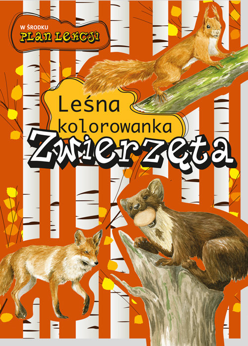Zwierzęta Leśna kolorowanka