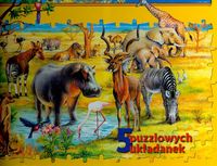 Zwierzęta na świecie 5 puzzlowych układanek