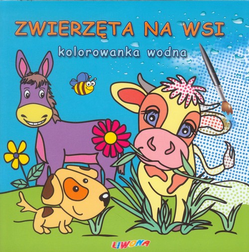 Zwierzęta na wsi Kolorowanka wodna