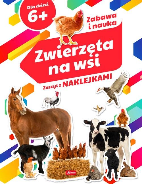 Zwierzęta na wsi Zeszyt z naklejkami