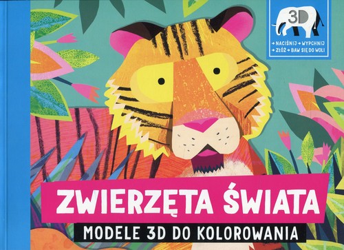 Zwierzęta świata Modele 3D do kolorowania