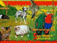 Zwierzęta w domu 5 puzzlowych układanek