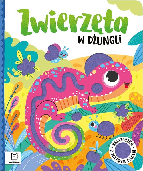 Zwierzęta w dżungli Książeczka z miękkim filcem