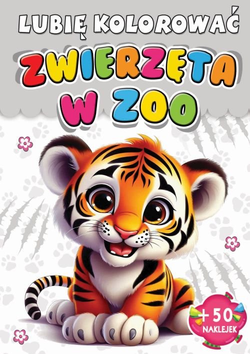 Zwierzęta w zoo Lubię kolorować