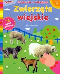 Zwierzęta wiejskie Książeczka z naklejkami